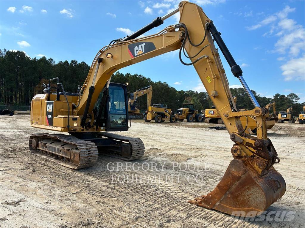 CAT 318FL حفارات زحافة