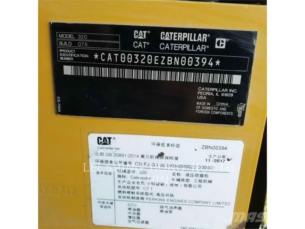 CAT 320-07 حفارات زحافة