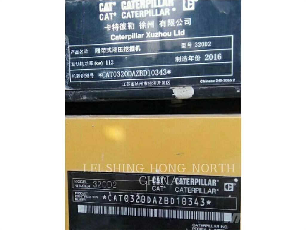 CAT 320D2 حفارات زحافة