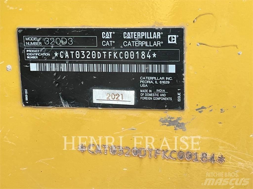 CAT 320D3 حفارات زحافة