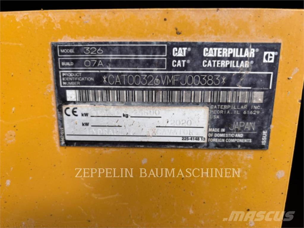 CAT 326-07A حفارات زحافة