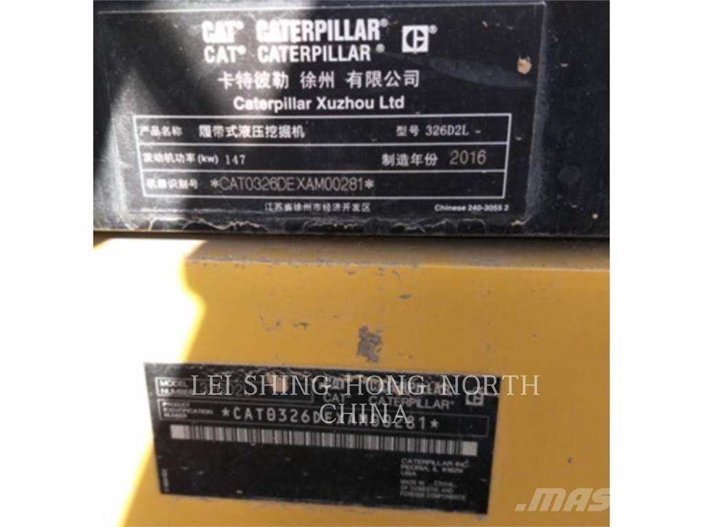 CAT 326D2L حفارات زحافة