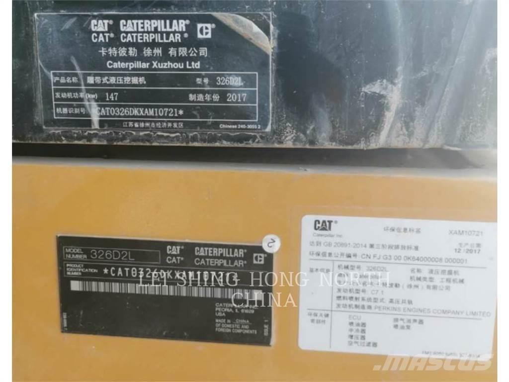 CAT 326D2L حفارات زحافة