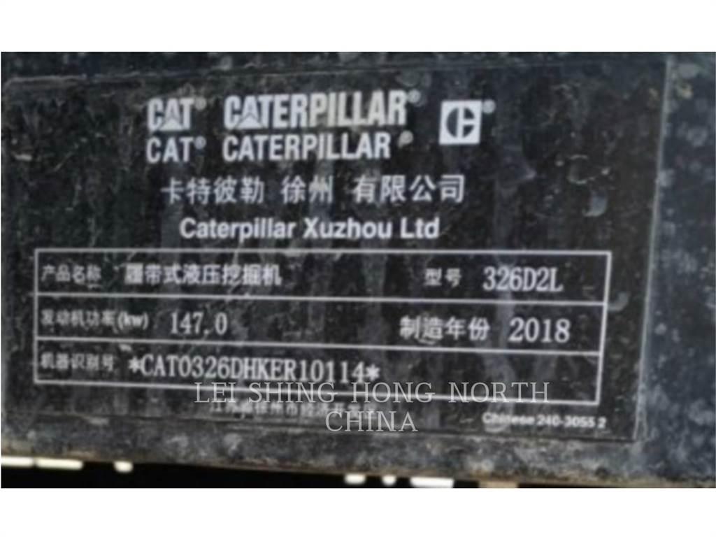 CAT 326D2L حفارات زحافة