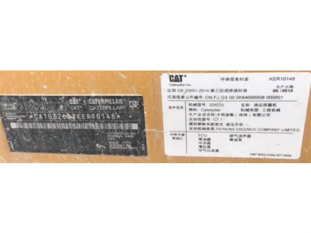 CAT 326D2L حفارات زحافة