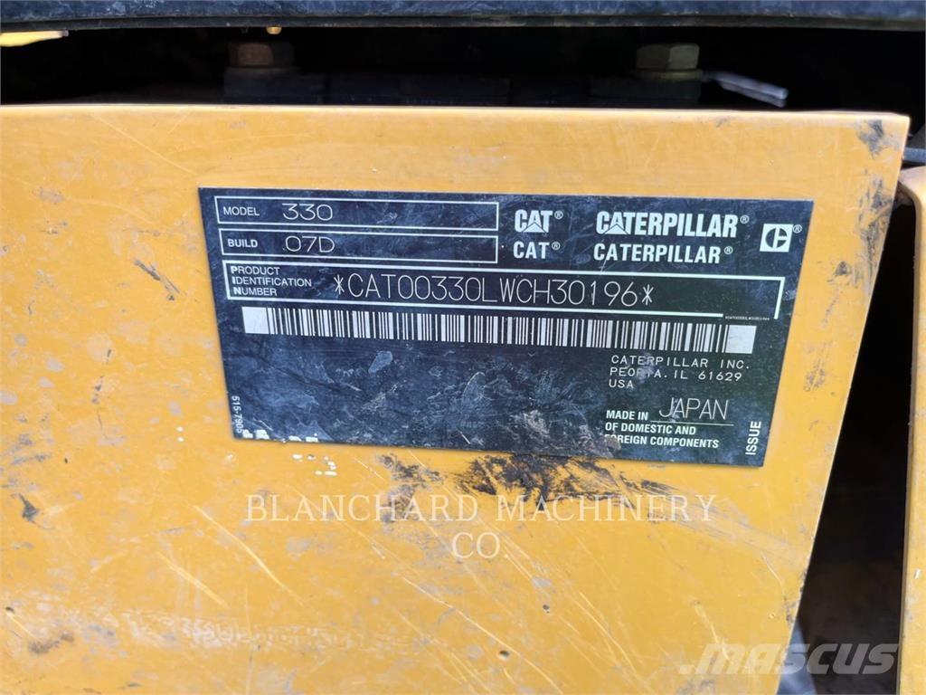 CAT 330 حفارات زحافة
