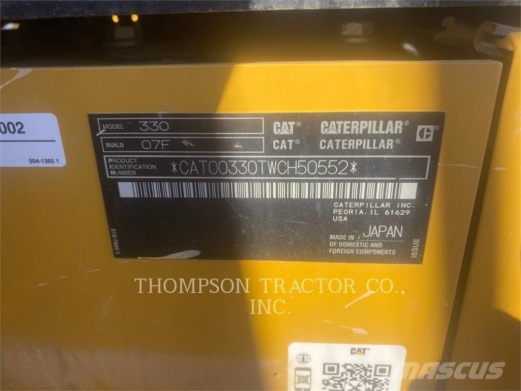 CAT 330 حفارات زحافة