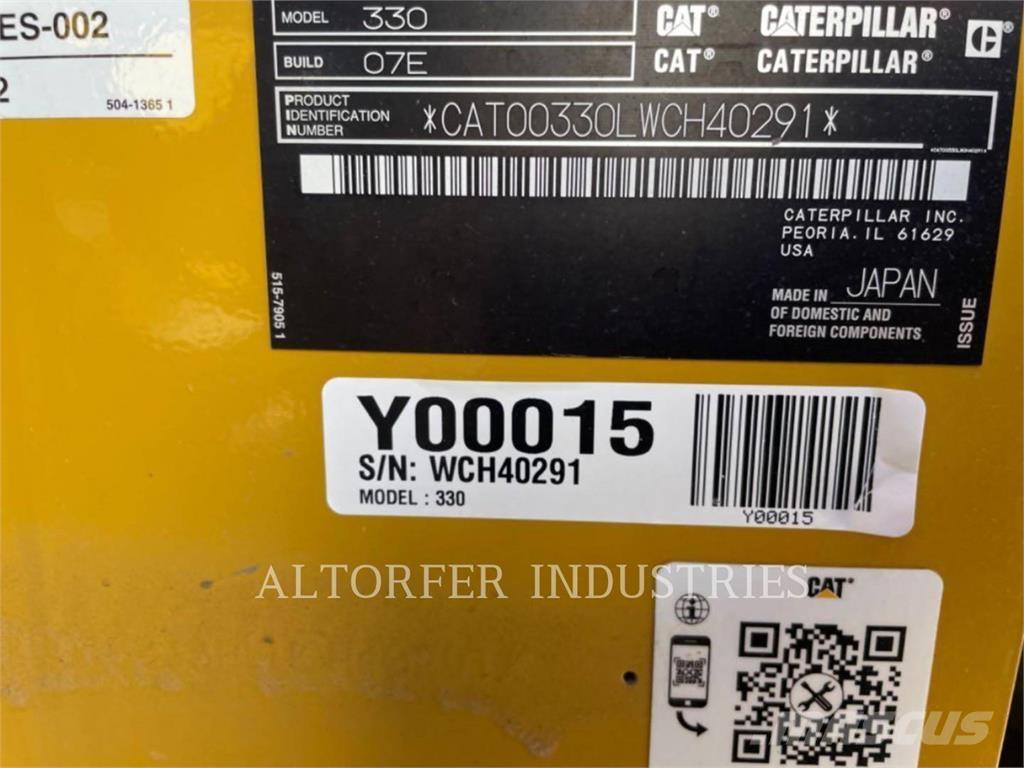 CAT 330-07 حفارات زحافة