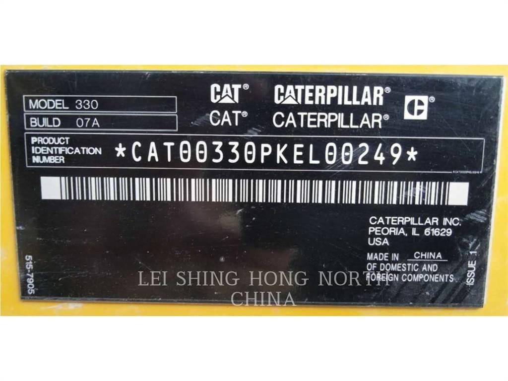 CAT 330-07 حفارات زحافة
