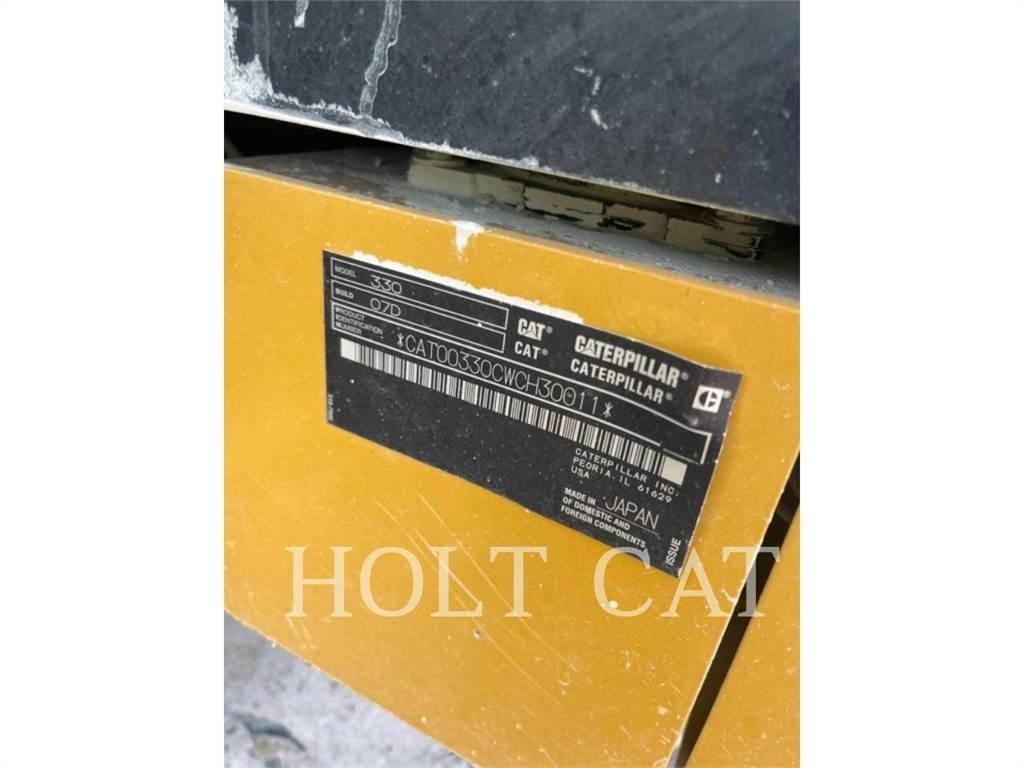 CAT 330 TC حفارات زحافة