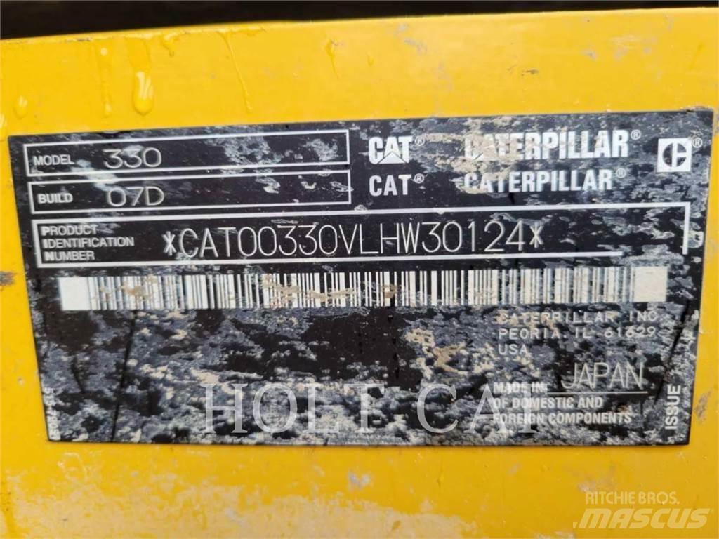 CAT 330 TC حفارات زحافة
