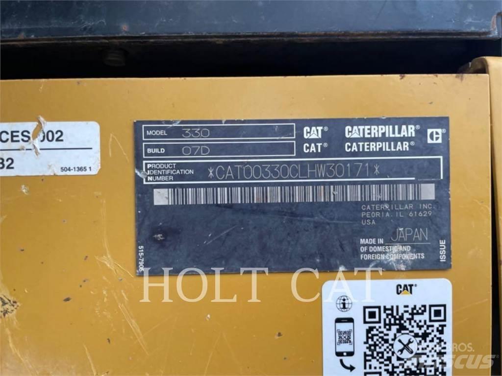 CAT 330 TC حفارات زحافة