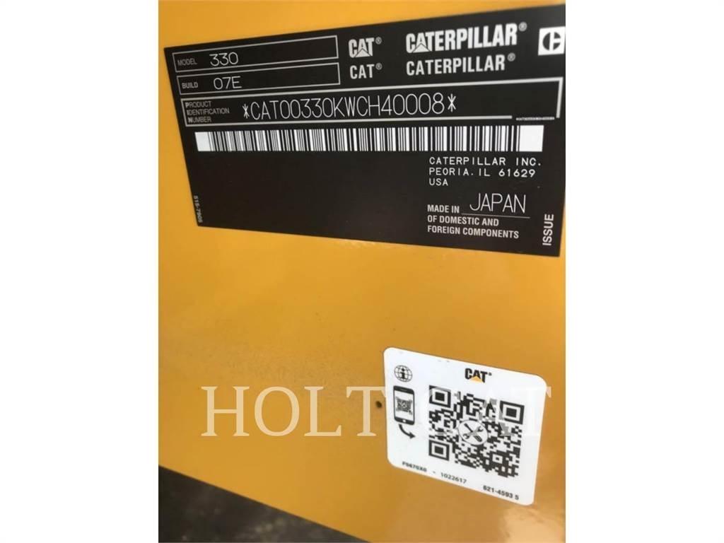 CAT 330 TC حفارات زحافة