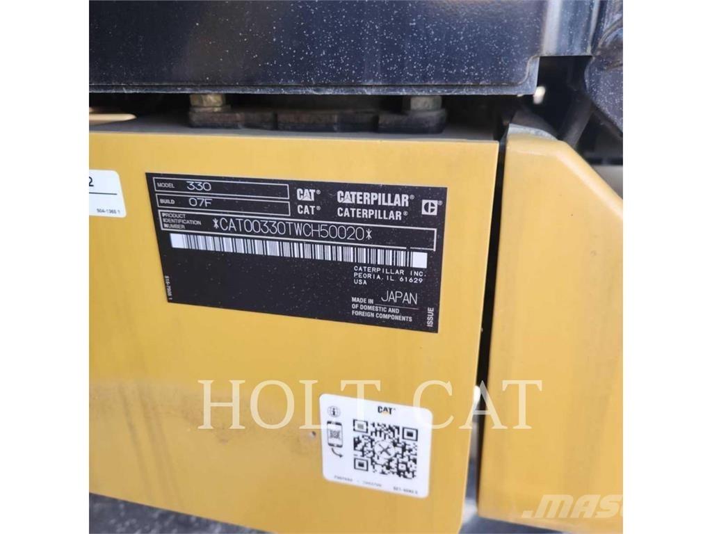 CAT 330 TC حفارات زحافة