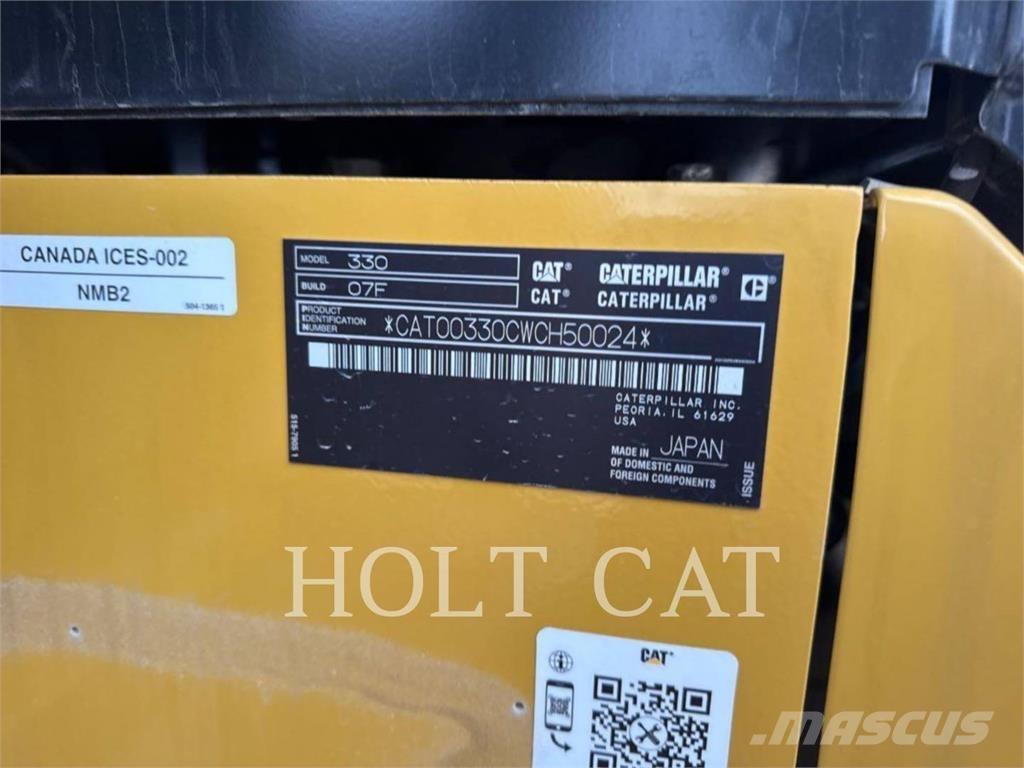 CAT 330 TC حفارات زحافة