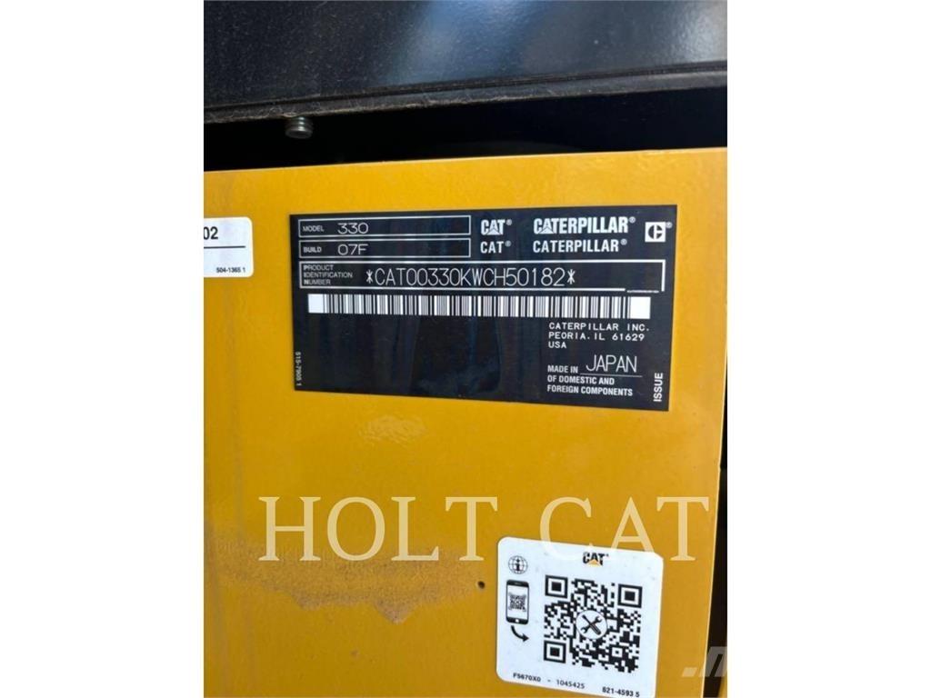 CAT 330 TC حفارات زحافة