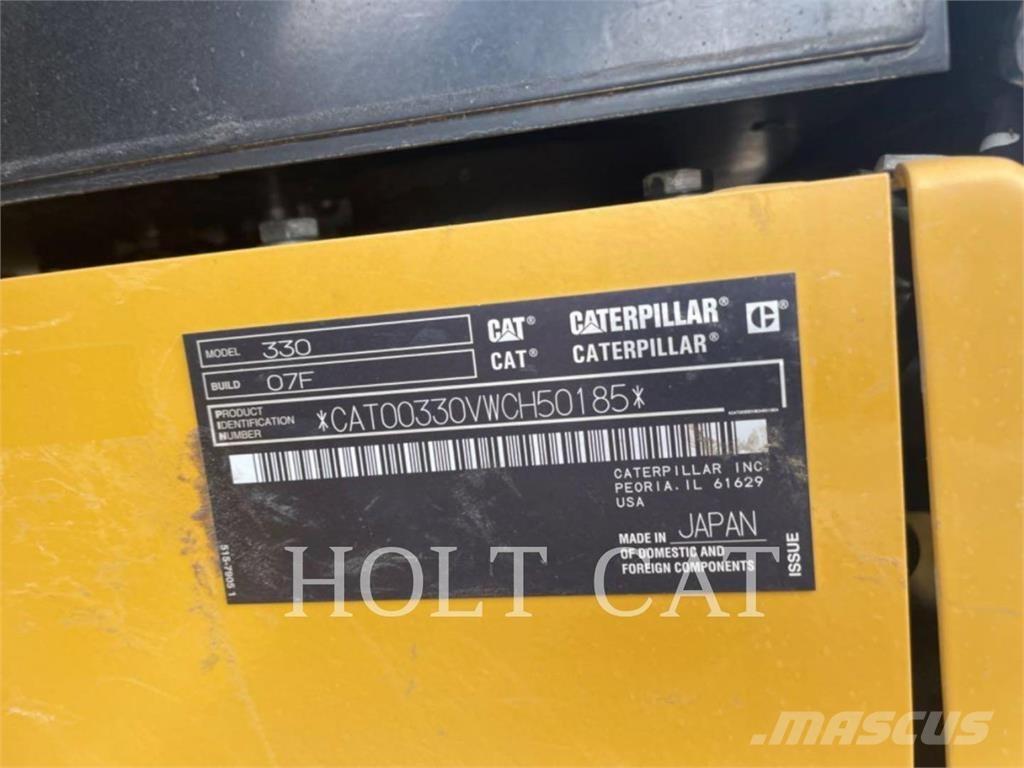 CAT 330 TC حفارات زحافة