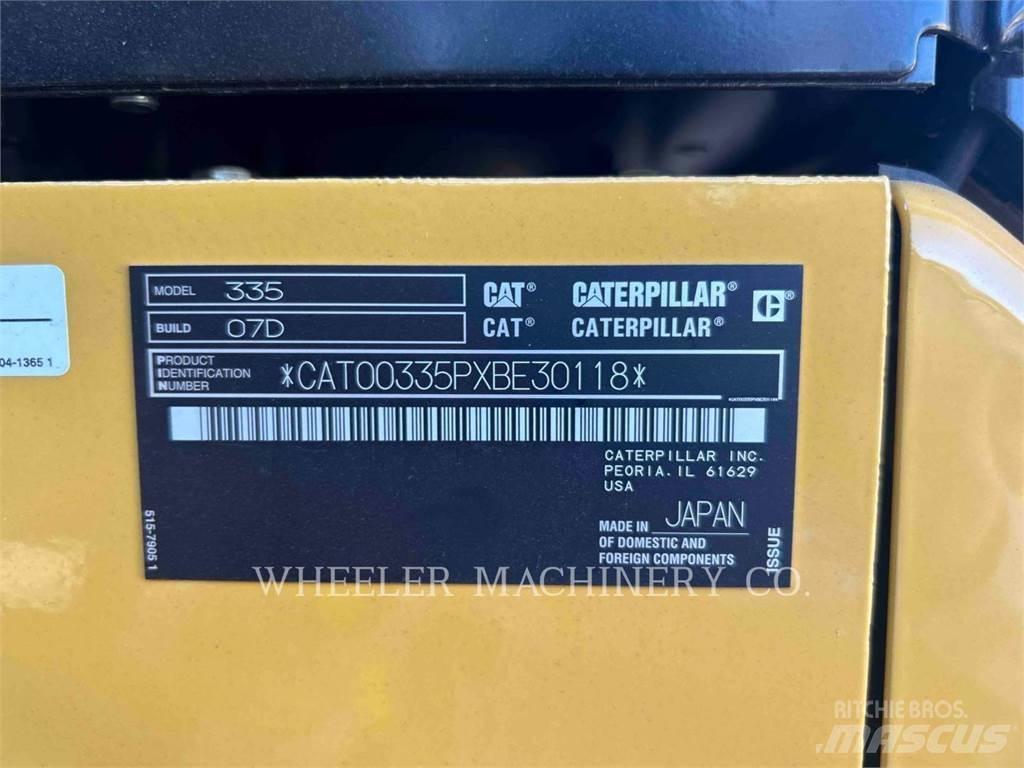 CAT 335 CF حفارات زحافة