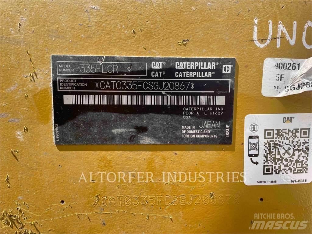 CAT 335F LCR حفارات زحافة