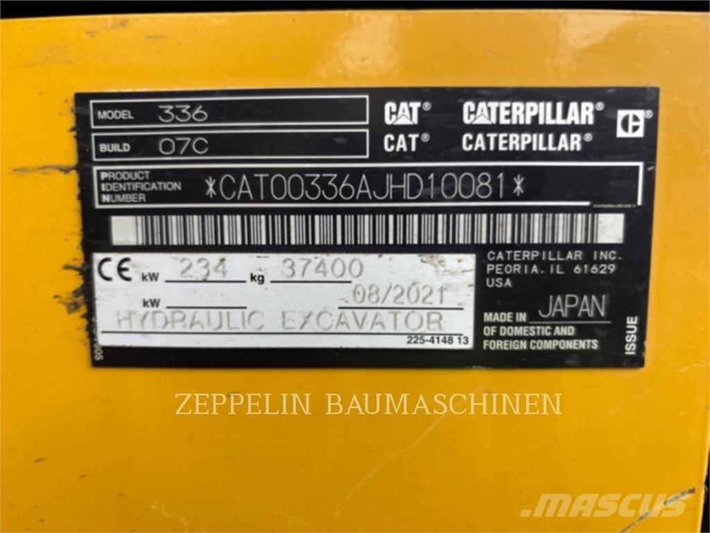 CAT 336-07C حفارات زحافة