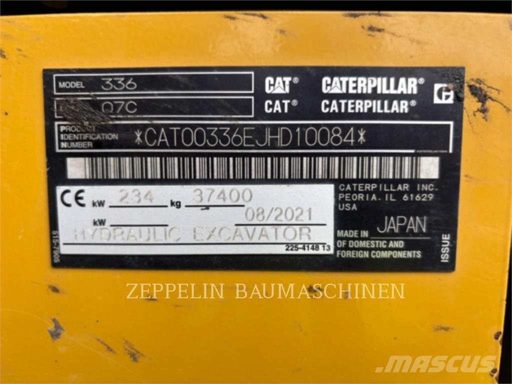 CAT 336-07C حفارات زحافة