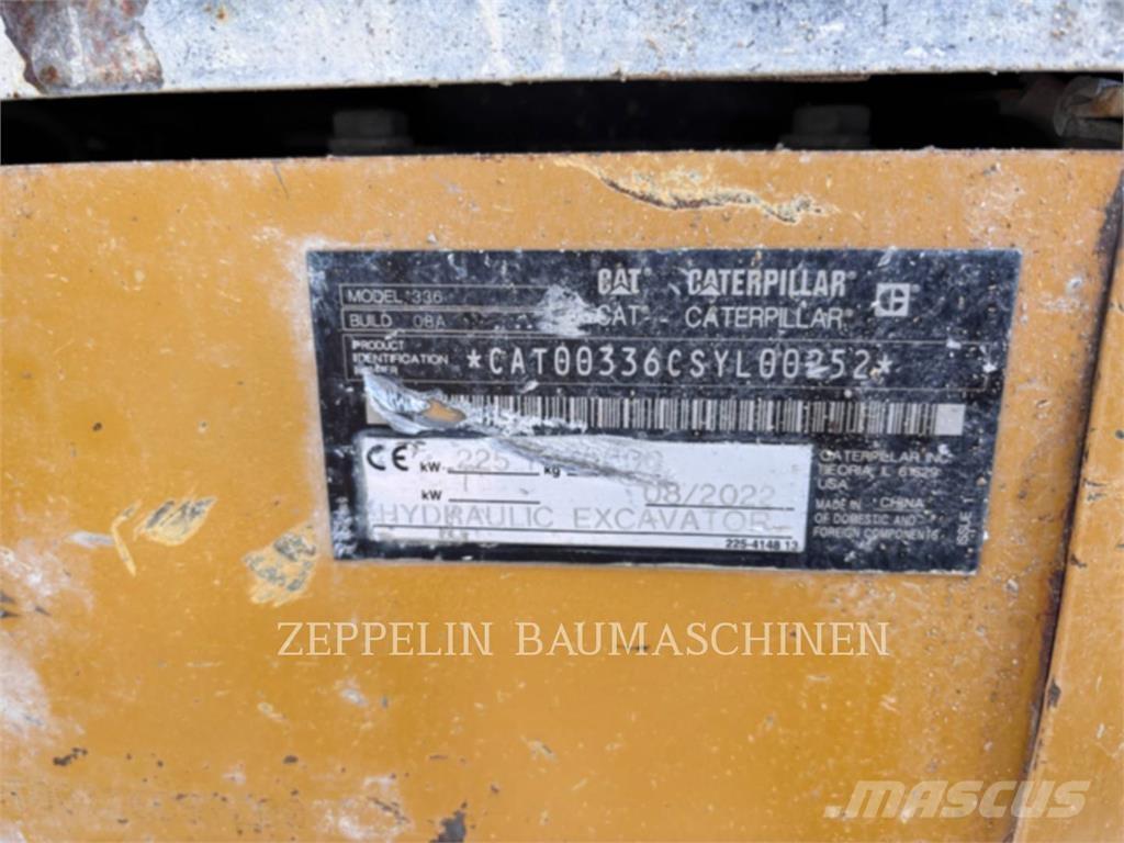 CAT 336-08 حفارات زحافة