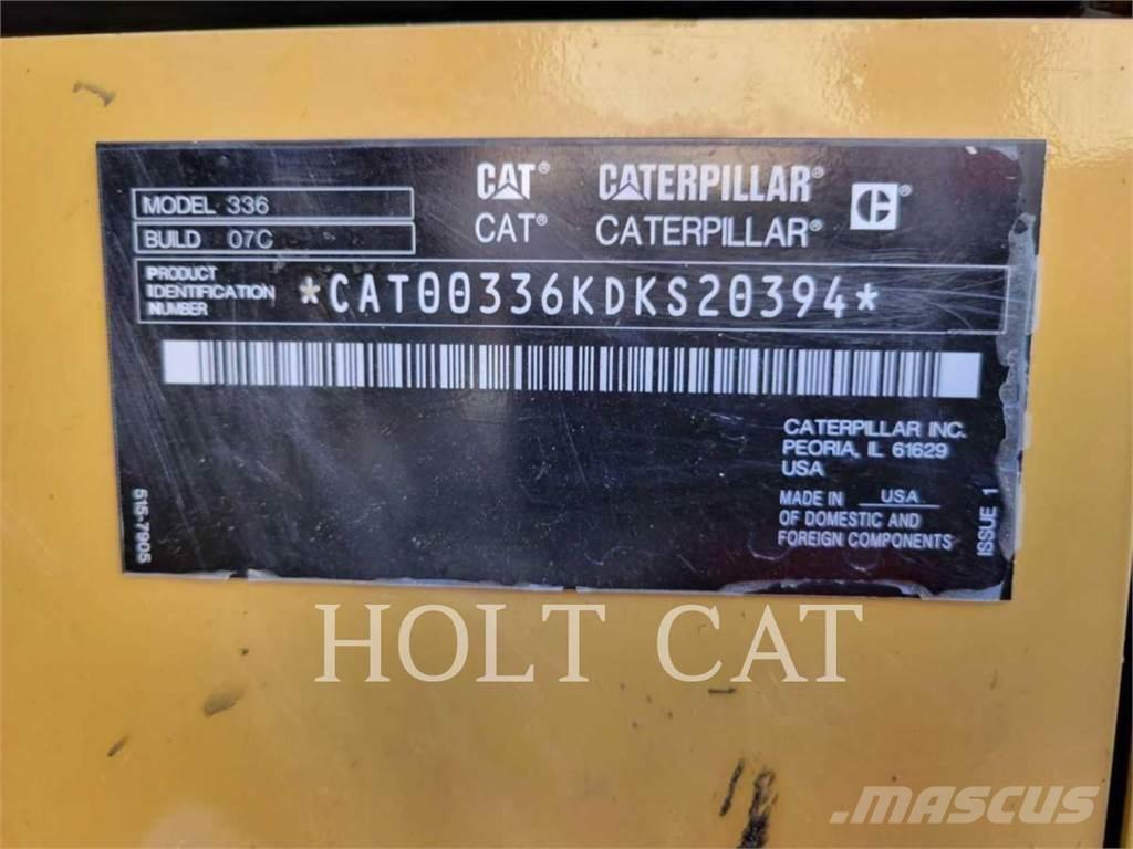 CAT 336 12 TC حفارات زحافة
