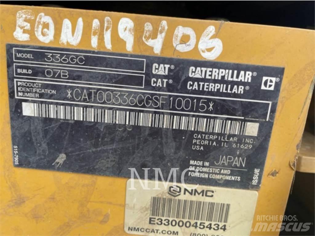 CAT 336 GC حفارات زحافة