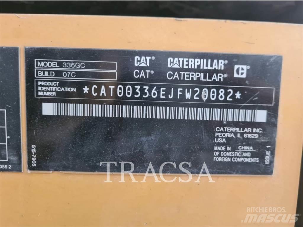 CAT 336 GC حفارات زحافة