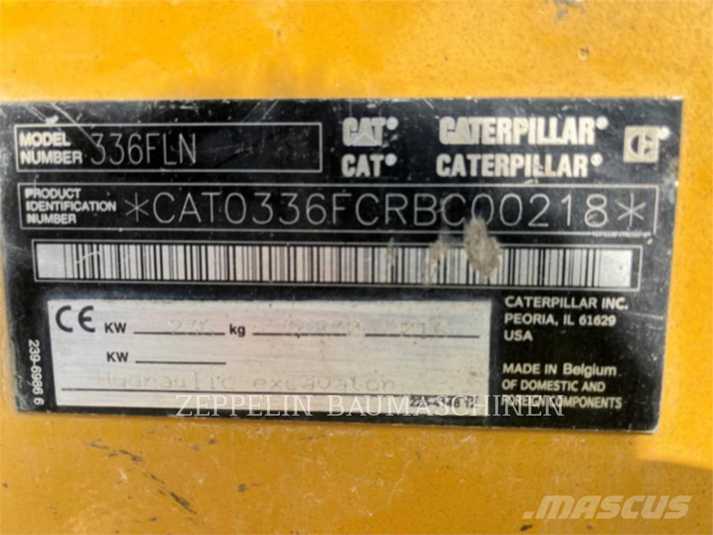 CAT 336FLN حفارات زحافة