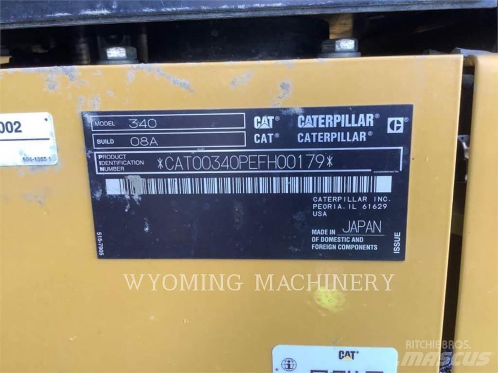 CAT 340 حفارات زحافة