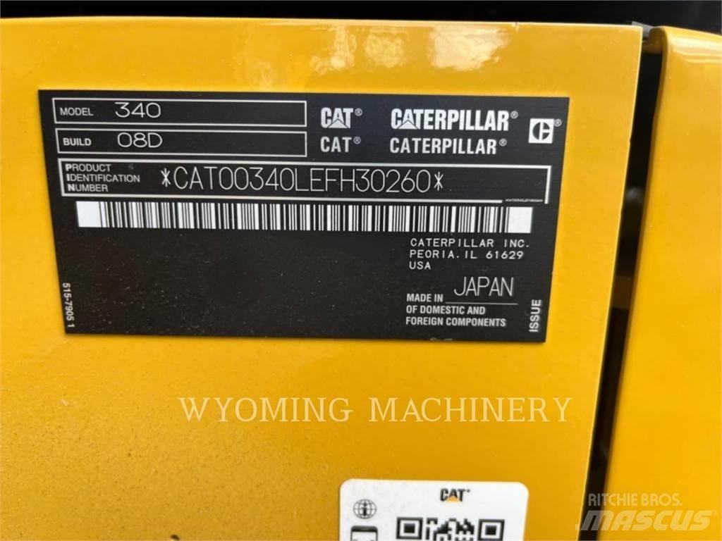 CAT 340 حفارات زحافة