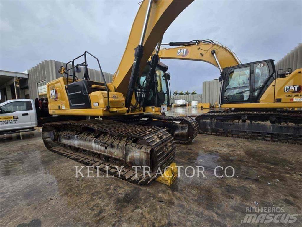 CAT 340 حفارات زحافة