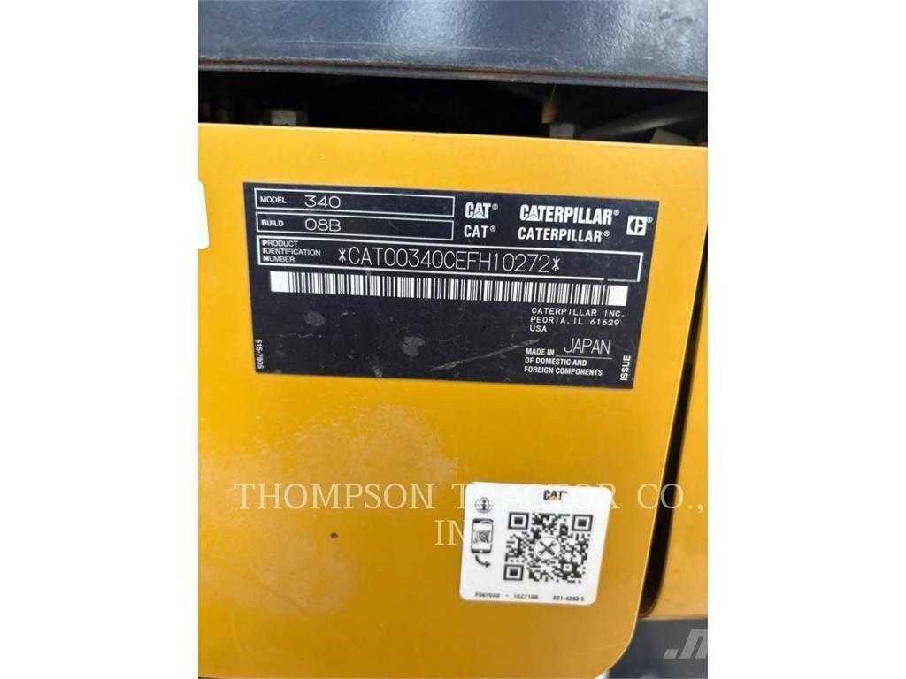 CAT 340 حفارات زحافة