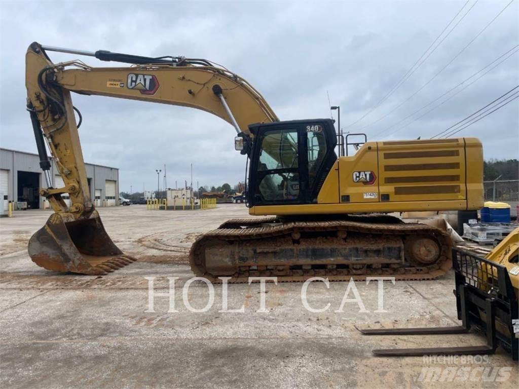 CAT 340 10 TC حفارات زحافة