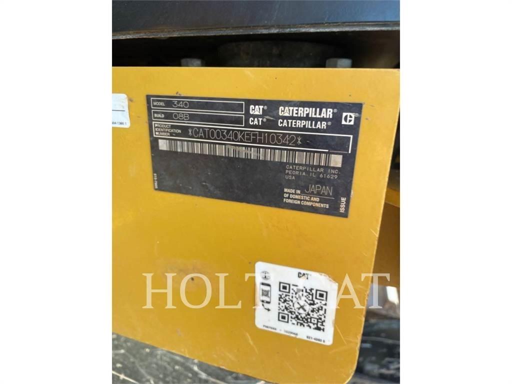 CAT 340 10 TC حفارات زحافة