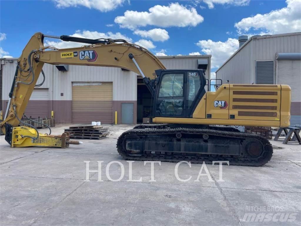 CAT 340 10 TC حفارات زحافة