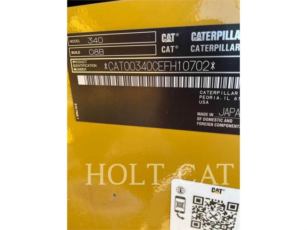CAT 340 10 TC حفارات زحافة