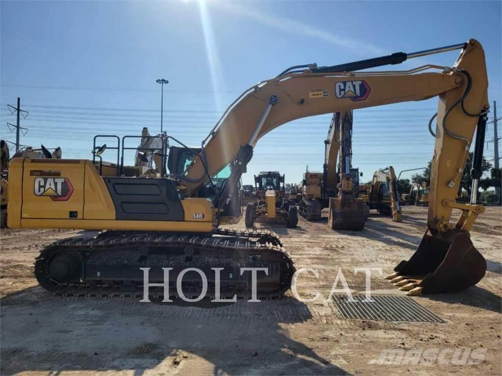 CAT 340 10 TC حفارات زحافة