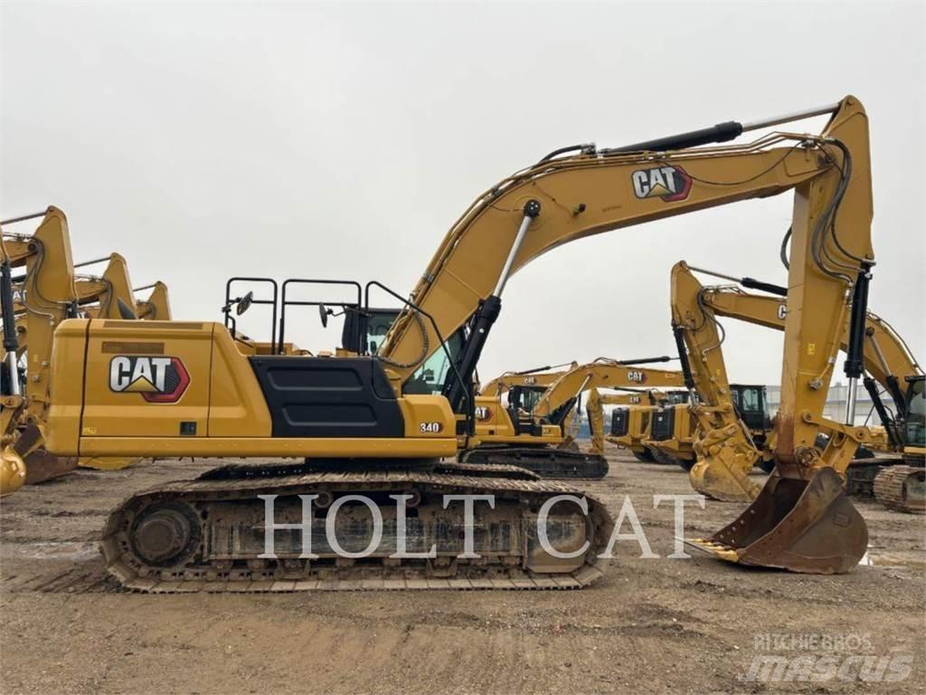 CAT 340 12 TC حفارات زحافة