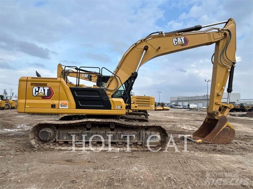 CAT 340 12 TC حفارات زحافة