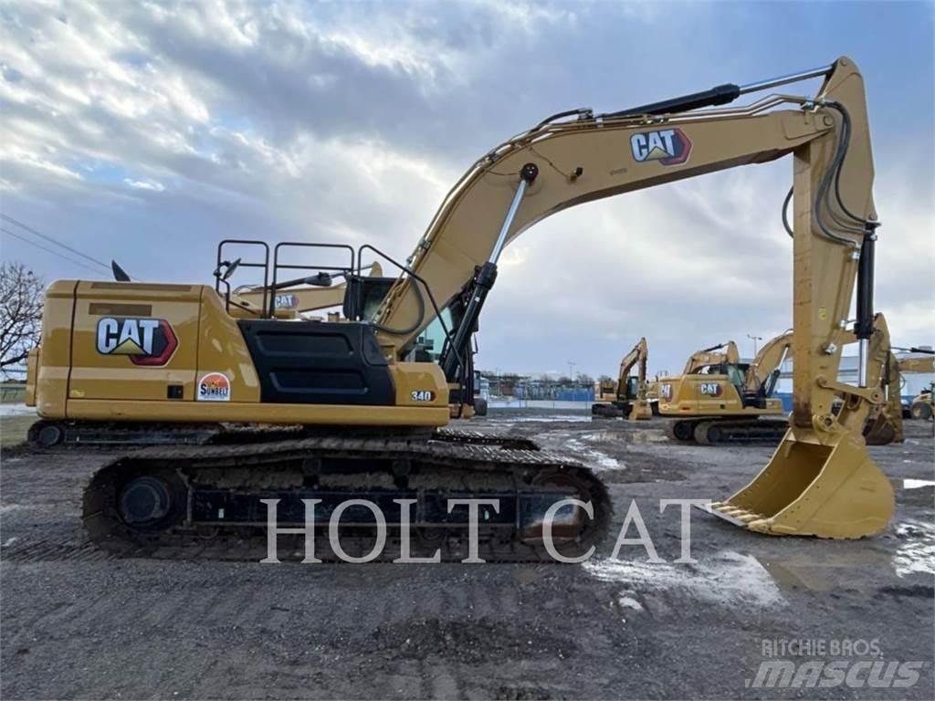CAT 340 12 TC حفارات زحافة