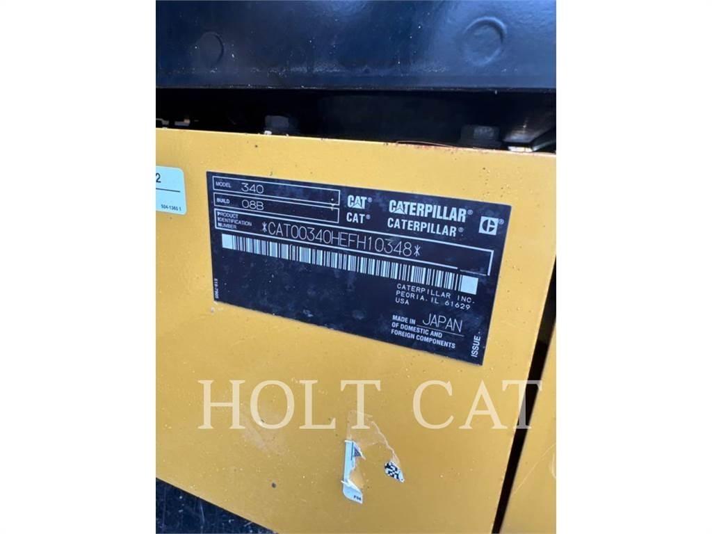 CAT 340 12 TC حفارات زحافة