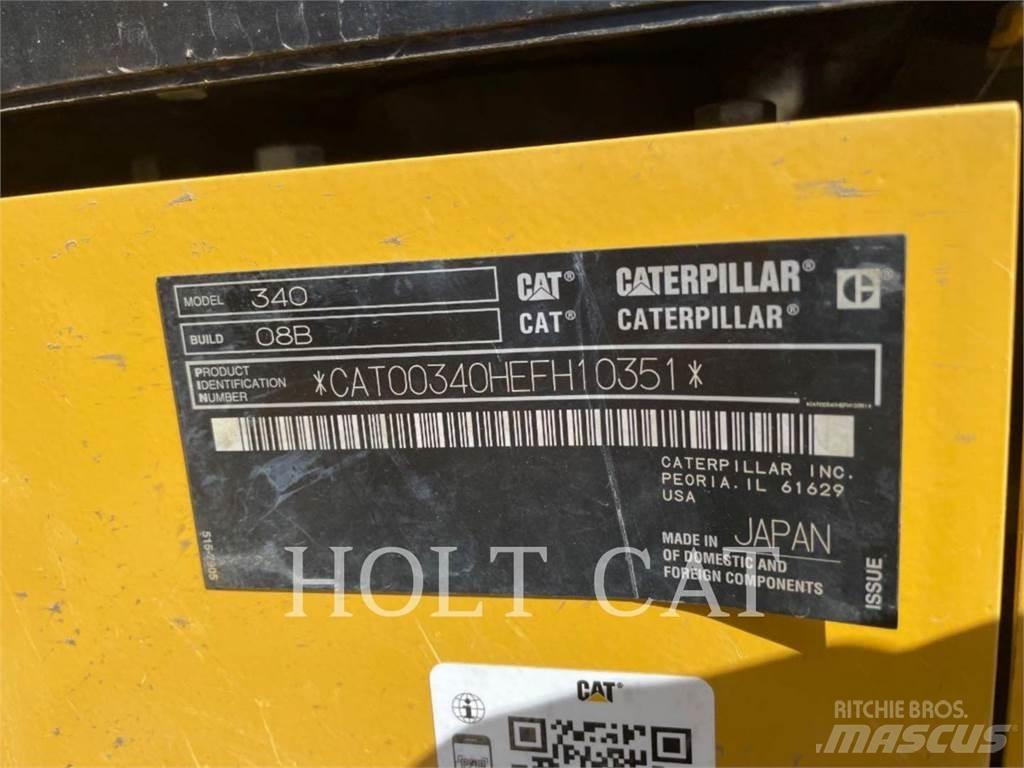 CAT 340 12 TC حفارات زحافة