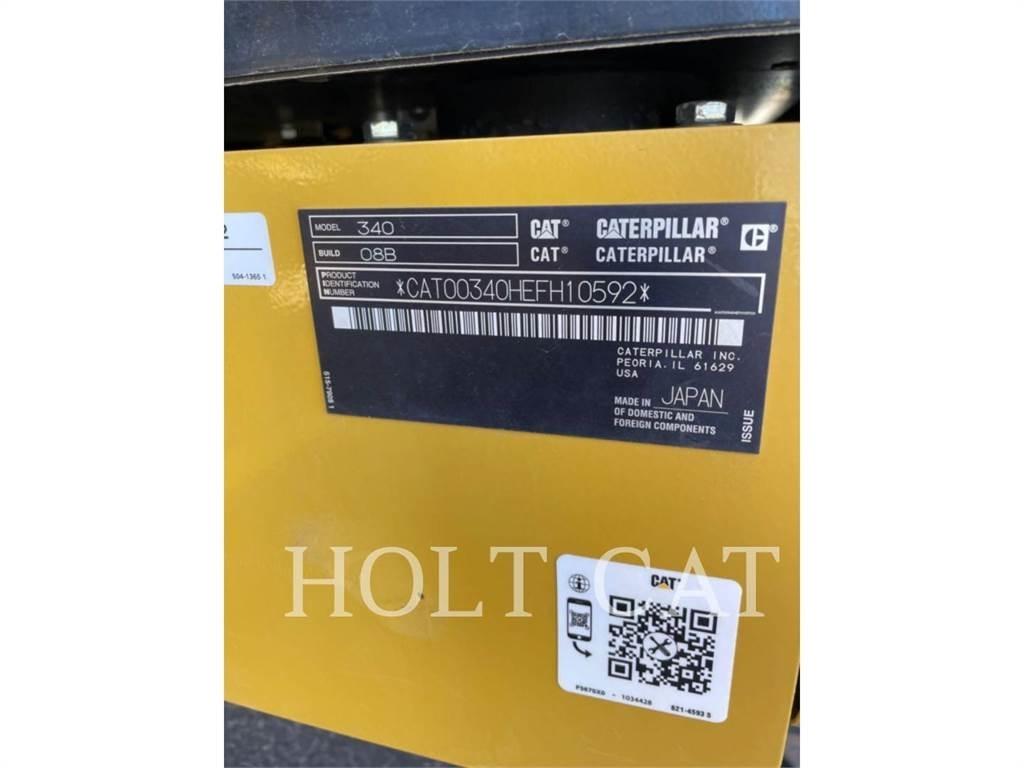 CAT 340 12 TC حفارات زحافة