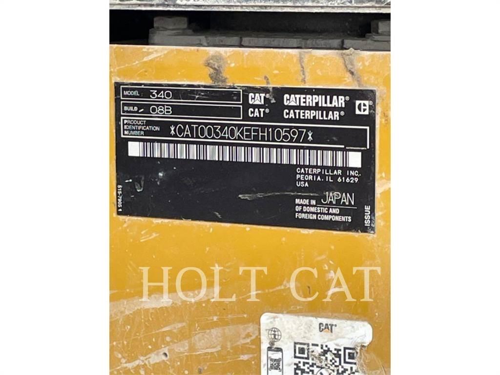 CAT 340 12 TC حفارات زحافة