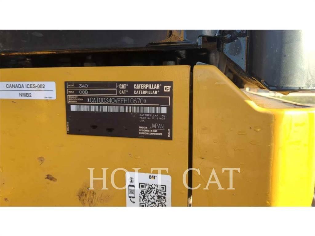 CAT 340 12 TC حفارات زحافة
