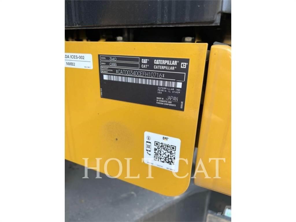 CAT 340 12 TC حفارات زحافة