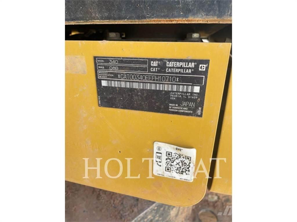 CAT 340 12 TC حفارات زحافة