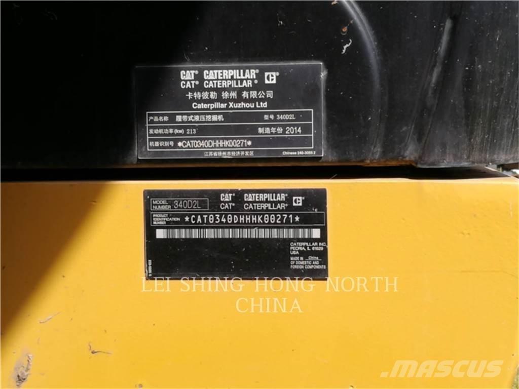 CAT 340D2L حفارات زحافة